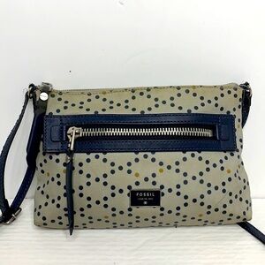 FOSSIL POLKA DOT DAWSON Crossbody bag